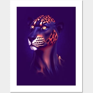 Leopard fantasy 2 Posters and Art